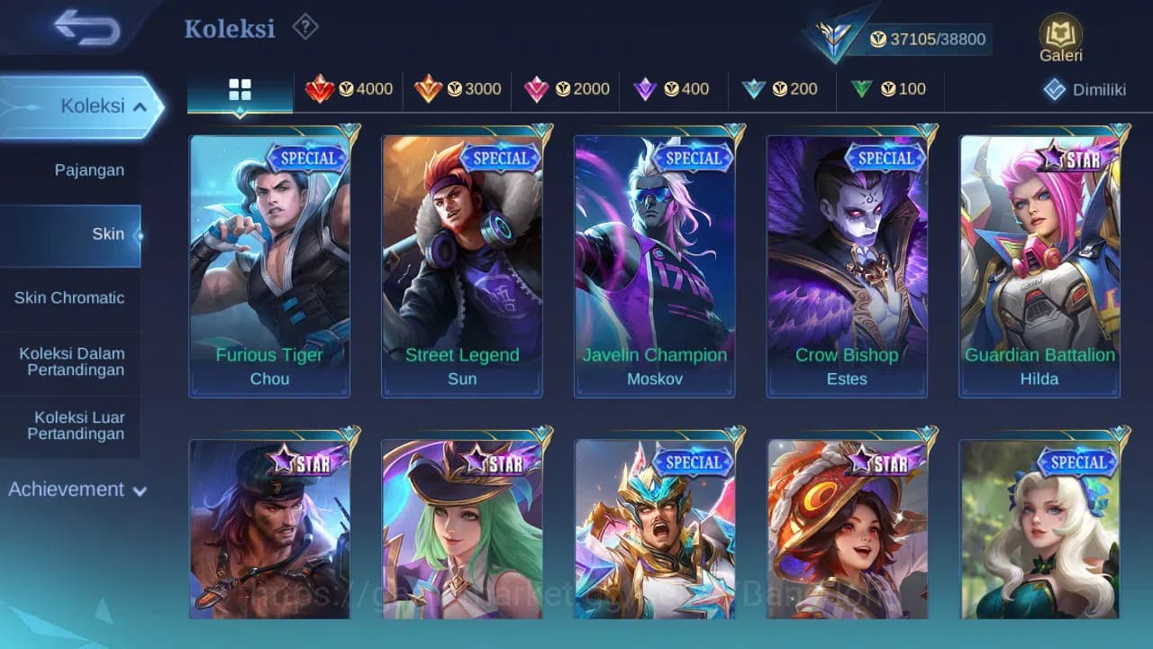 Mobile Legends: Bang Bang Accounts GLOBAL Hero 93 Skin 162 | Sanrio Floryn | Luckybox image 6