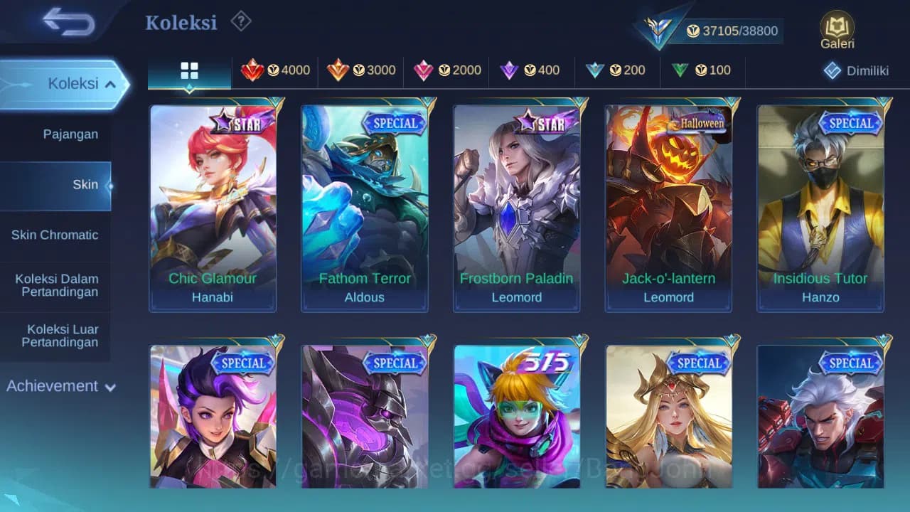 Mobile Legends: Bang Bang Accounts GLOBAL Hero 93 Skin 162 | Sanrio Floryn | Luckybox image 7