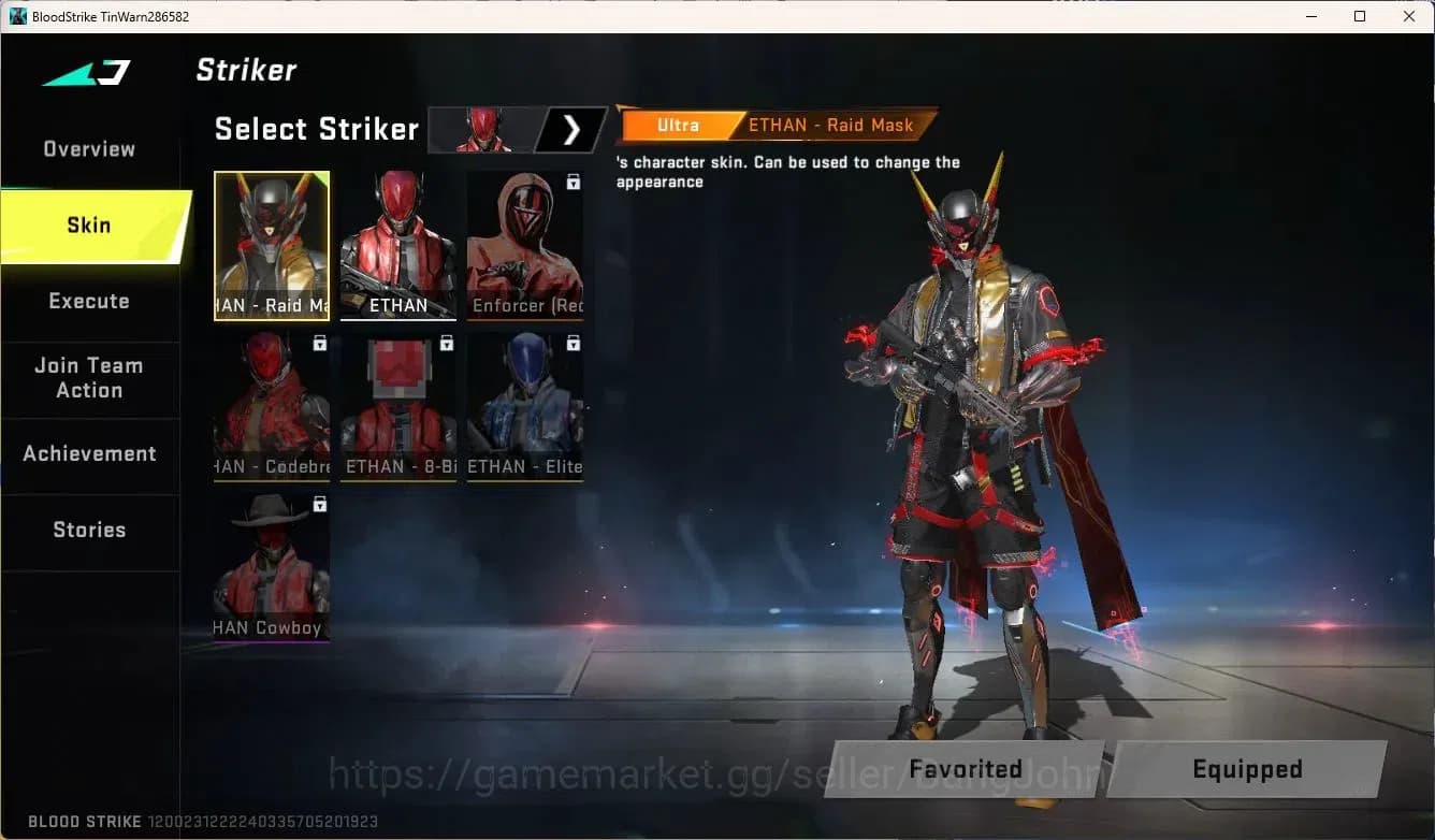 Blood Strike Accounts ASIA | 3 Ultra Gun options: AR97,Origin-12,MP7 | U image 2