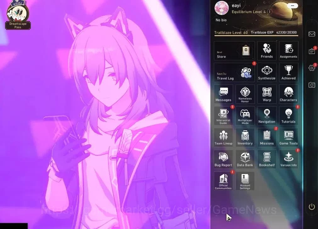 Honkai Star Rail Accounts Asia|TL 60|Casto Prem Team|8 limited|Castorice,Eve image 2