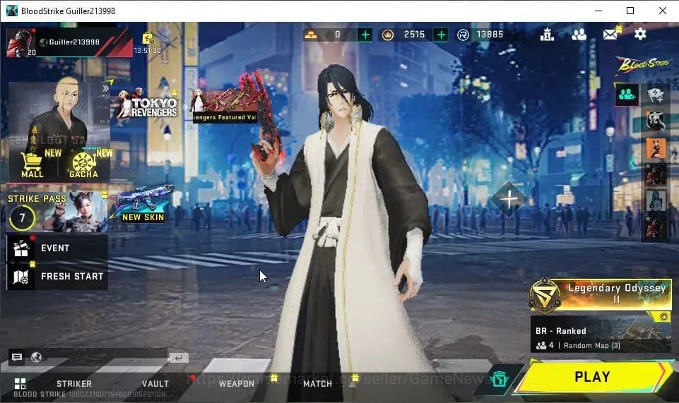 Blood Strike Accounts ASIA|ETERNAL Desert Eagle-Scorpius|11 ULTRA[HANK,G image 1