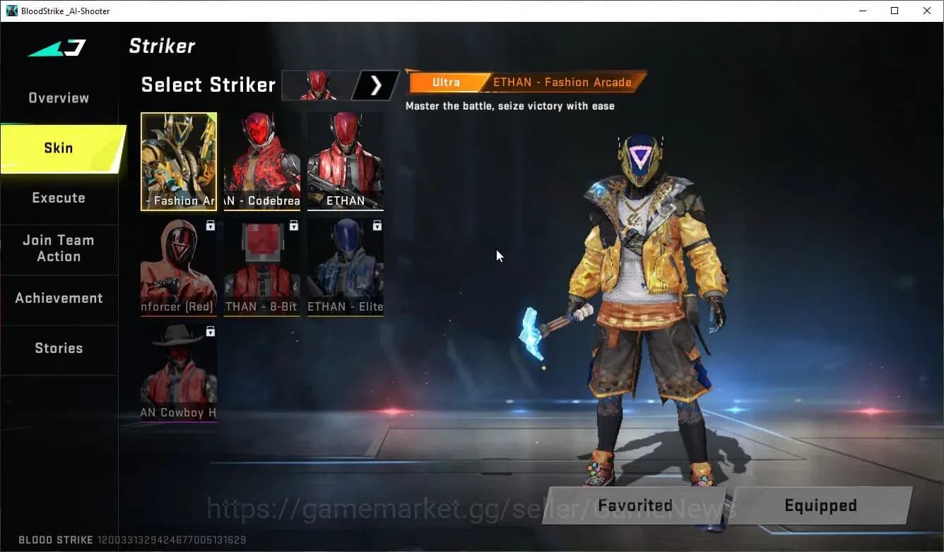 Blood Strike Accounts ASIA|MELE AXE-Crystal+9 ULTRA[Ethan,Hank,JET,INP9, image 3