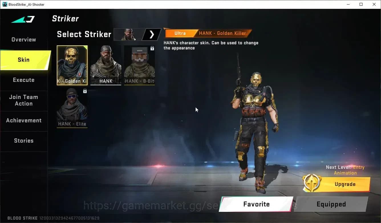 Blood Strike Accounts ASIA|MELE AXE-Crystal+9 ULTRA[Ethan,Hank,JET,INP9, image 4
