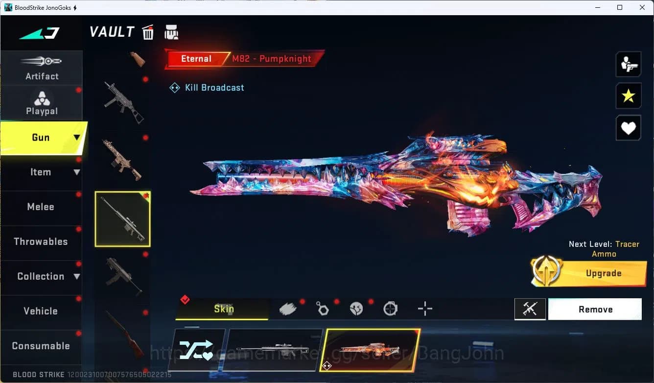 Blood Strike Accounts ASIA|ETERNAL=M82(LVL2)|ULTRA=BTFLY KNIFE,ONE HEAND image 11