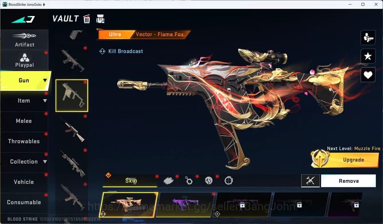 Blood Strike Accounts ASIA|ETERNAL=M82(LVL2)|ULTRA=BTFLY KNIFE,ONE HEAND image 7