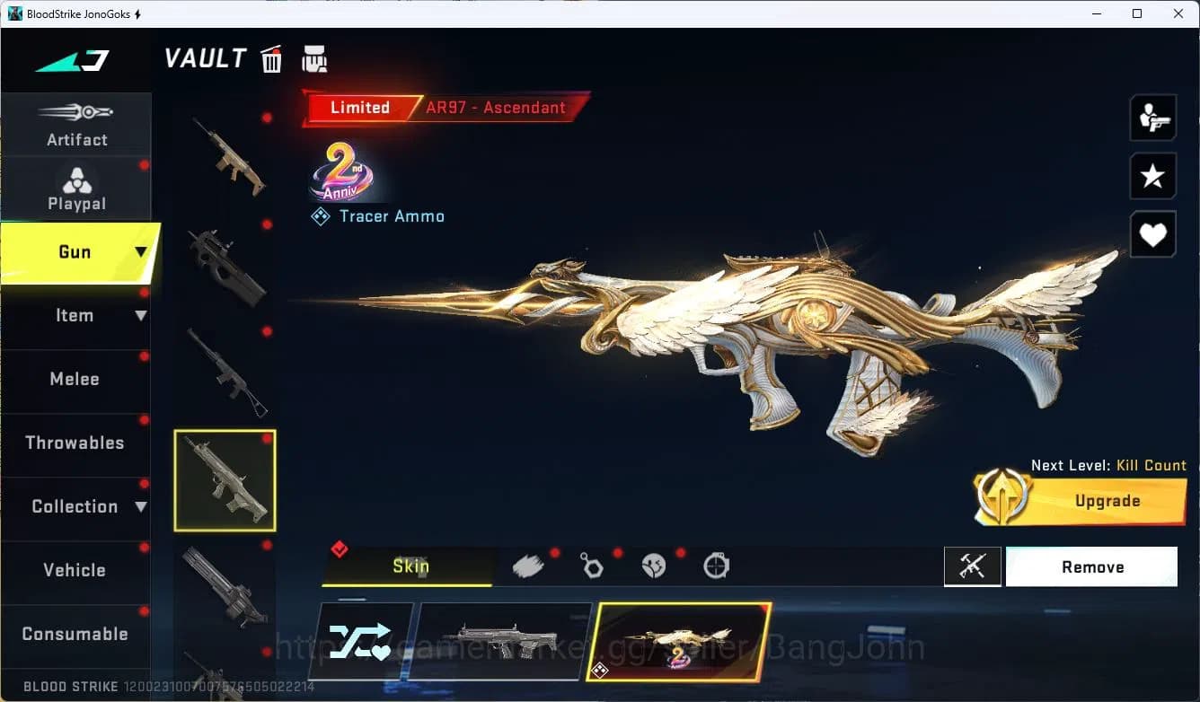 Blood Strike Accounts ASIA|ETERNAL=M82(LVL2)|ULTRA=BTFLY KNIFE,ONE HEAND image 9
