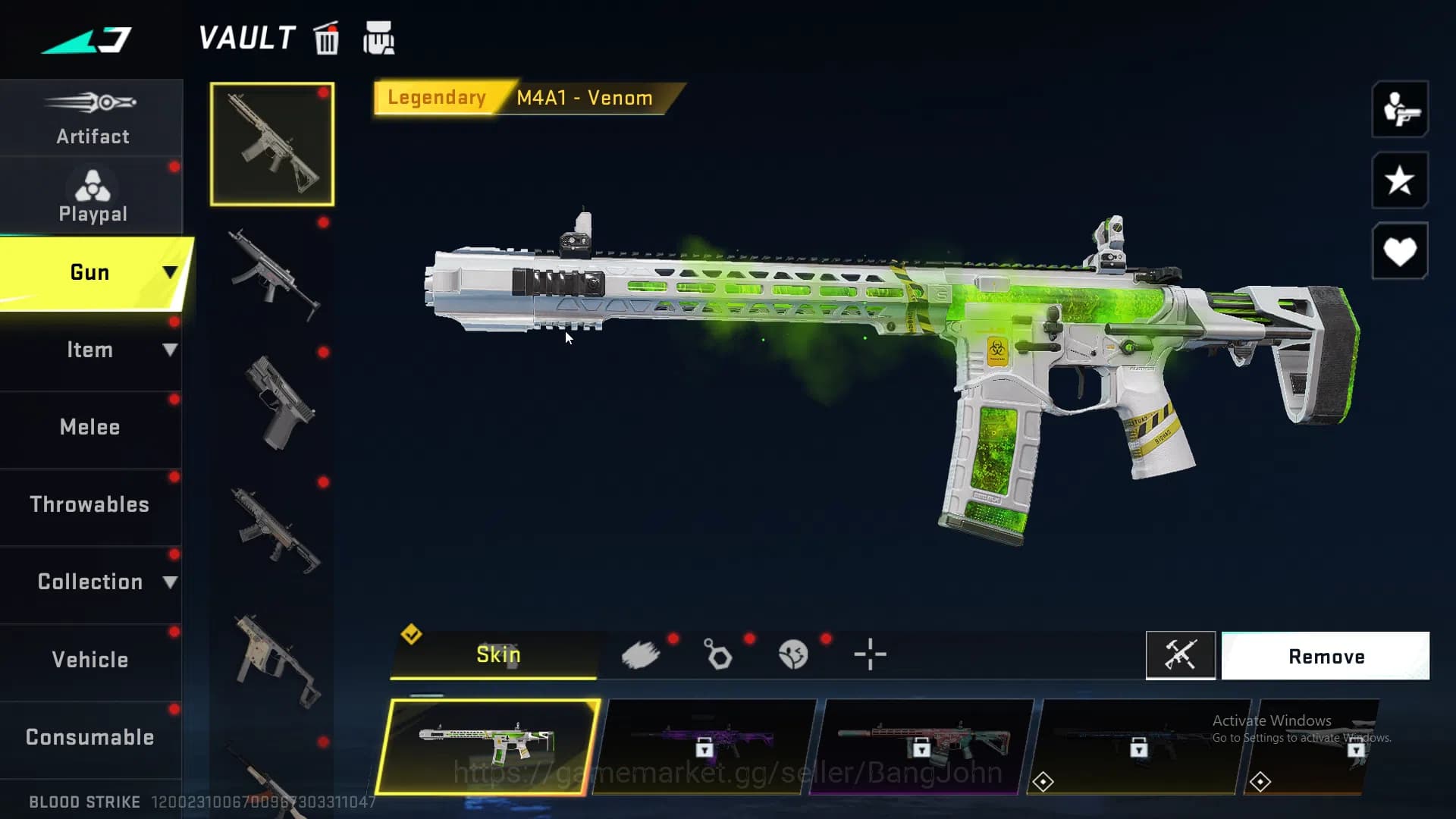 Blood Strike Accounts ASIA | Eternal M82 | Ultra UMP | Ultra MCX | Chang image 14