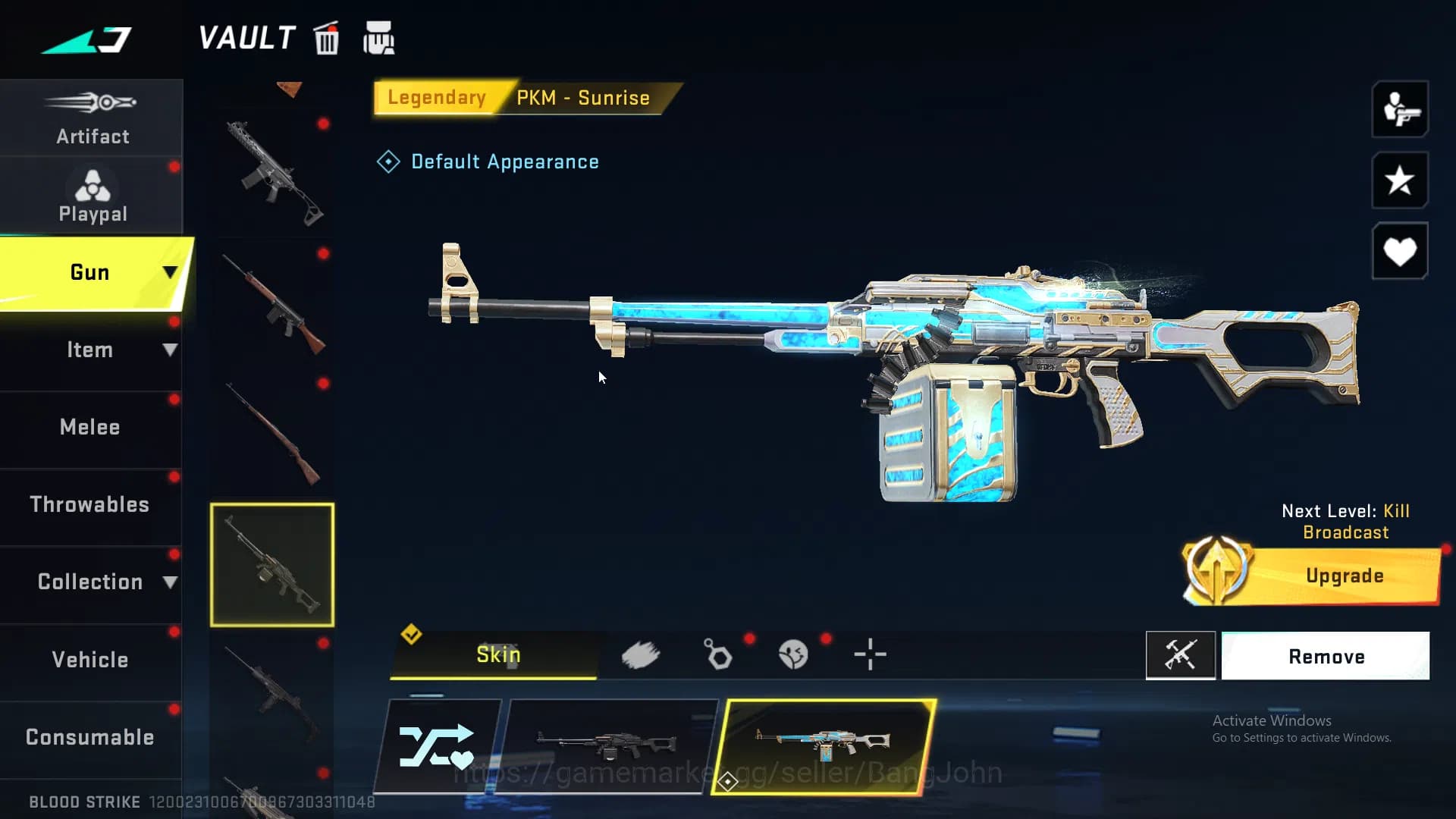 Blood Strike Accounts ASIA | Eternal M82 | Ultra UMP | Ultra MCX | Chang image 19