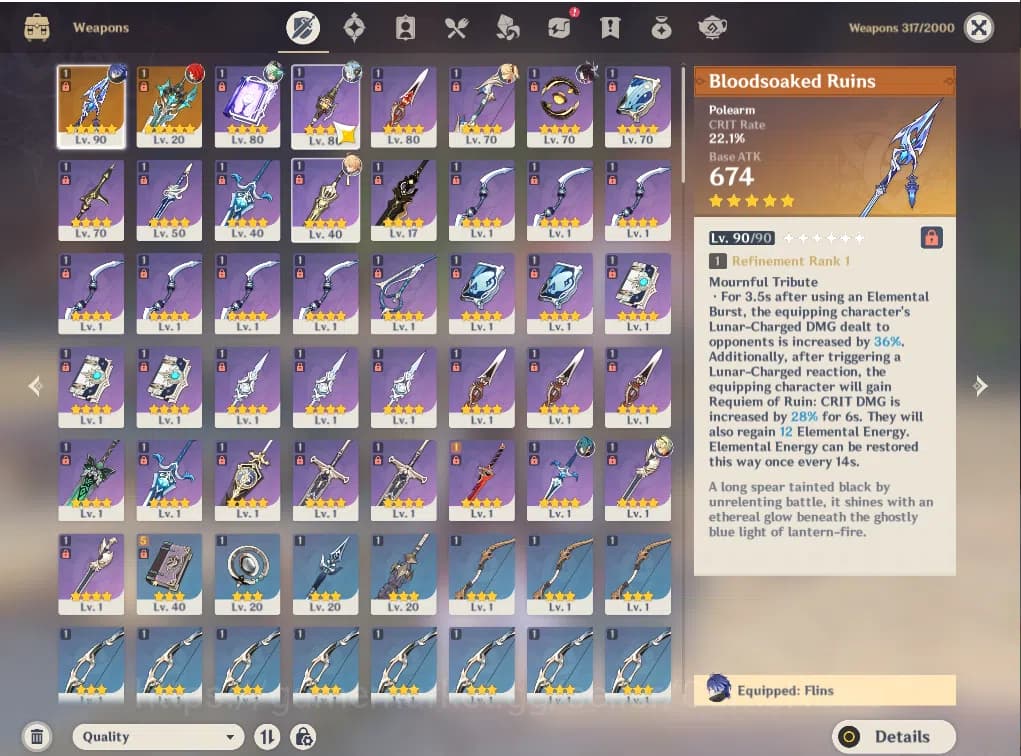 Genshin Impact Accounts ASIA|AR 55|3 Limited+2(*4Character)|PremTeam Flint image 4