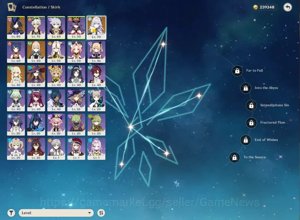Genshin Impact Accounts ASIA|AR46|2Limited+25(*4Character)|Skrik,Clorinde, image 4