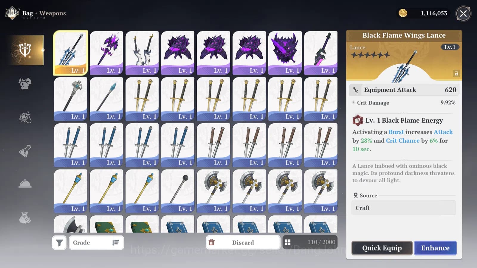 The Seven Deadly Sins: Origin Accounts EUROPE|Fresh Starter Lvl 2|4 SSR|Escanor,King,Guil image 4