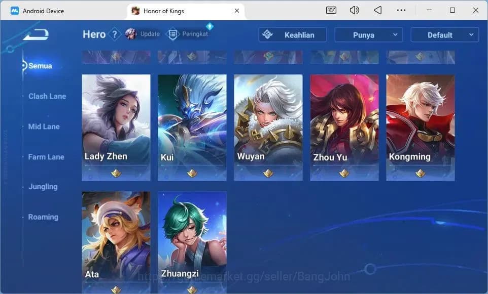 Honor of Kings Accounts Global | 80H | Legend Luna, LNY Da Qiao, Blessed D image 11