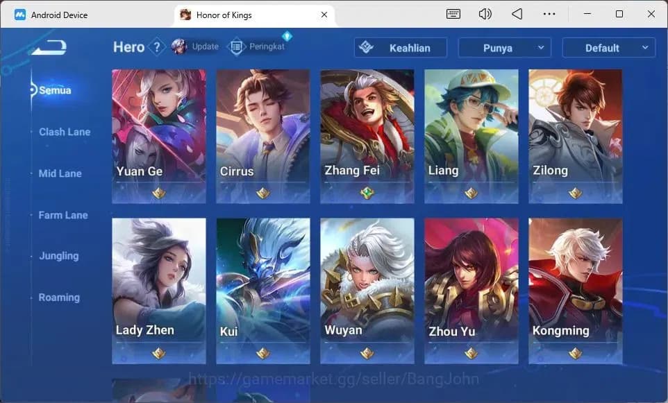 Honor of Kings Accounts Global | 80H | Legend Luna, LNY Da Qiao, Blessed D image 12