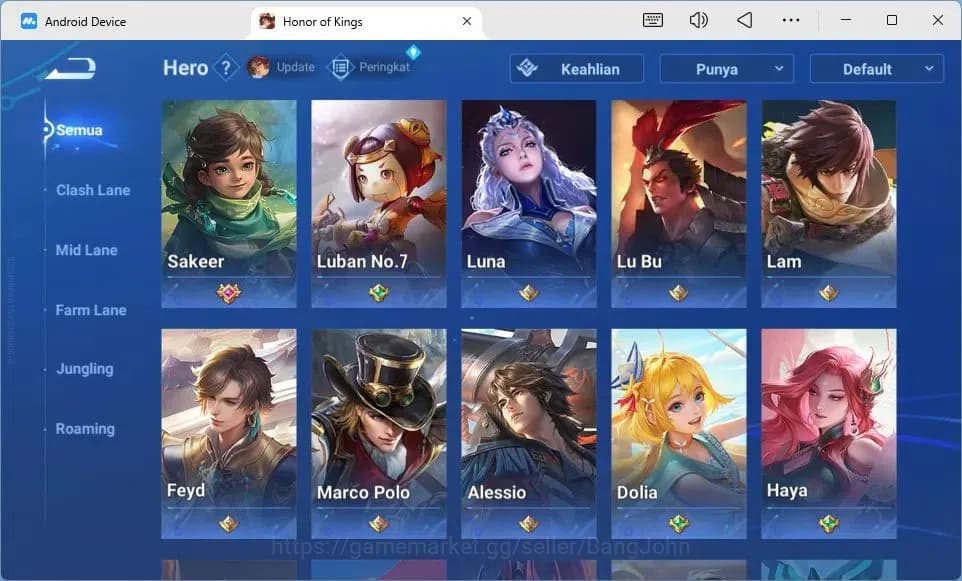 Honor of Kings Accounts Global | 80H | Legend Luna, LNY Da Qiao, Blessed D image 16