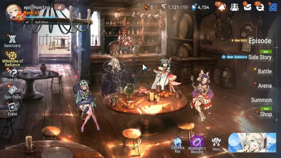 Epic Seven Accounts GLOBAL Unverif|New Era|9 ML(Salome,LOTScales,Har s image 1