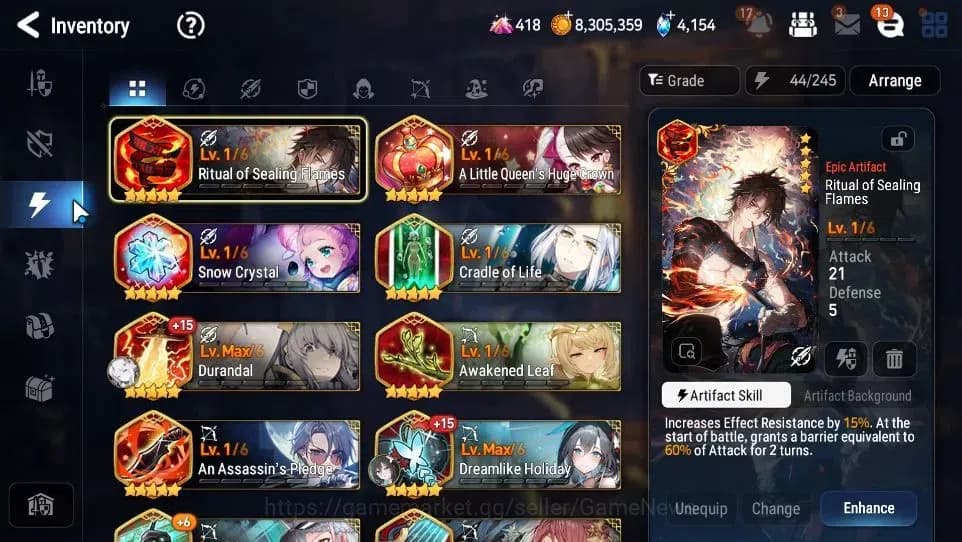 Epic Seven Accounts GLOBAL Unverif|New Era|9 ML(Salome,LOTScales,Har s image 13