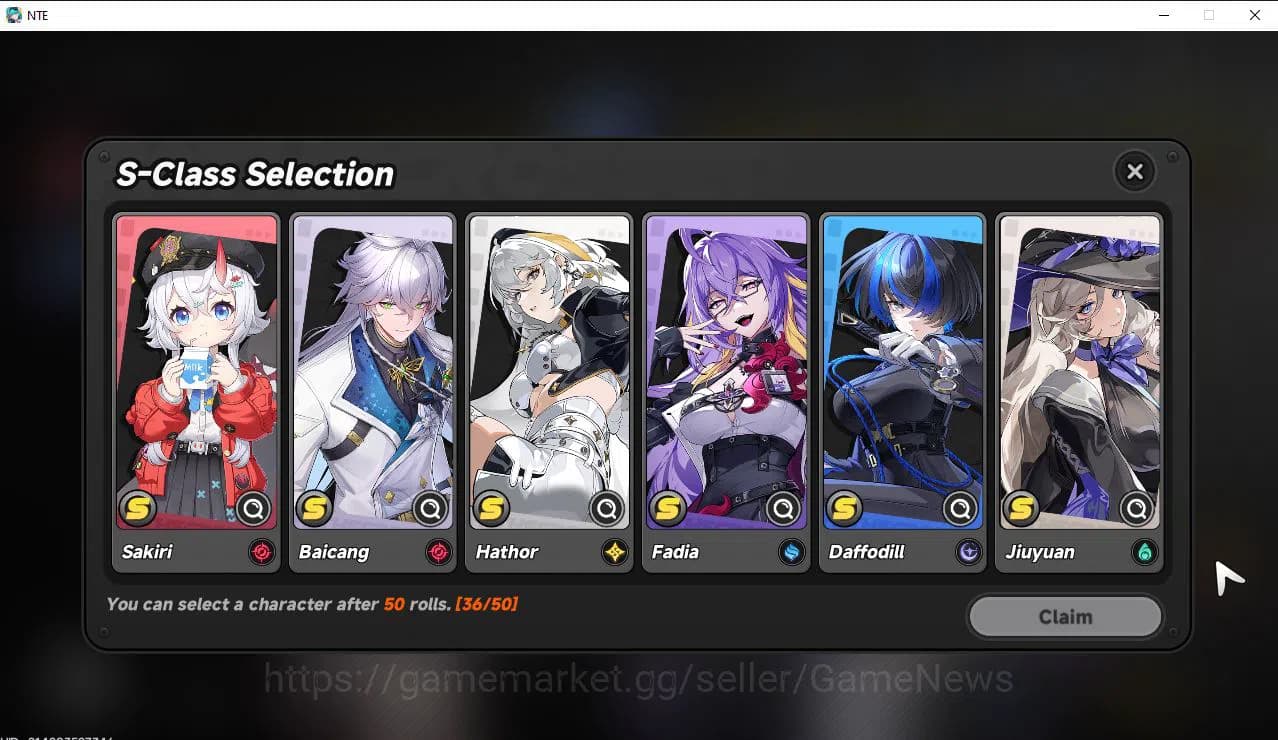Neverness to Everness Accounts GLOBAL EU |HL 3| 1 SSR Limited Nanally | 3 SR [Min image 11