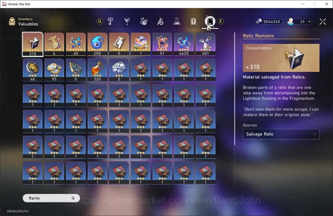 Honkai Star Rail Accounts ASIA | TL 52 | Silver Wolf LV70, Evanescia LV70, D image 4