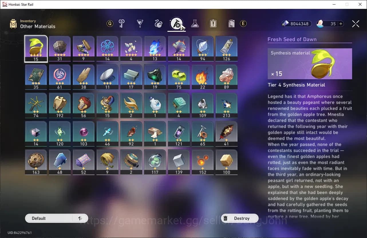 Honkai Star Rail Accounts ASIA | TL 52 | Silver Wolf LV70, Evanescia LV70, D image 7