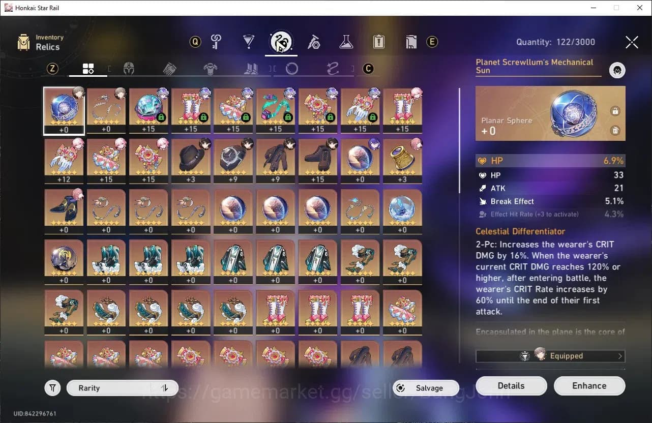 Honkai Star Rail Accounts ASIA | TL 52 | Silver Wolf LV70, Evanescia LV70, D image 8