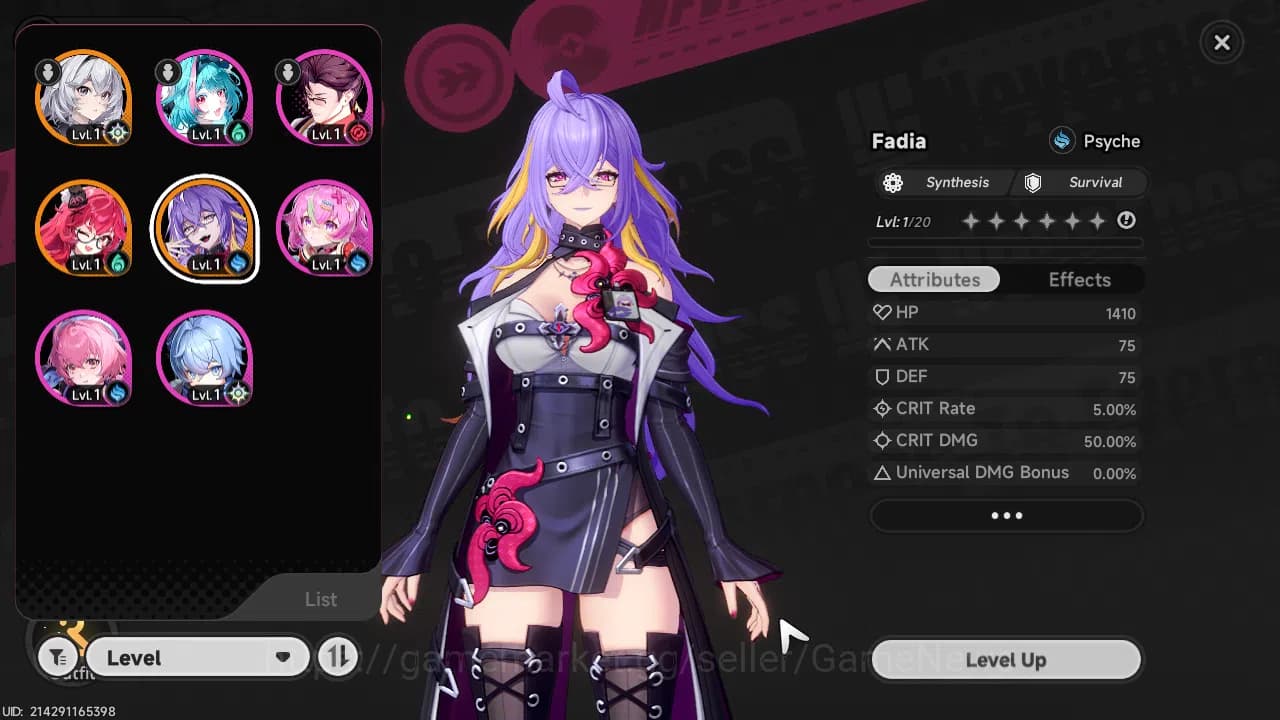 Neverness to Everness Accounts GLOBAL EU|HL 3| 2 SSR (Nanally,Fadia)+1 Selector| image 2