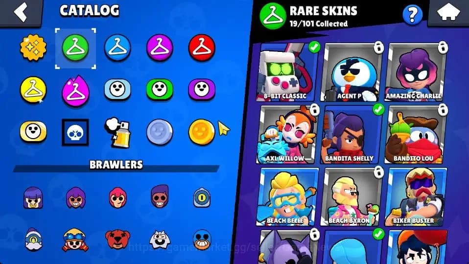 Brawl Stars Accounts 18253 Trophy|56 Brawlers 4 Max Lvl |89 Skins|1 Myt image 17