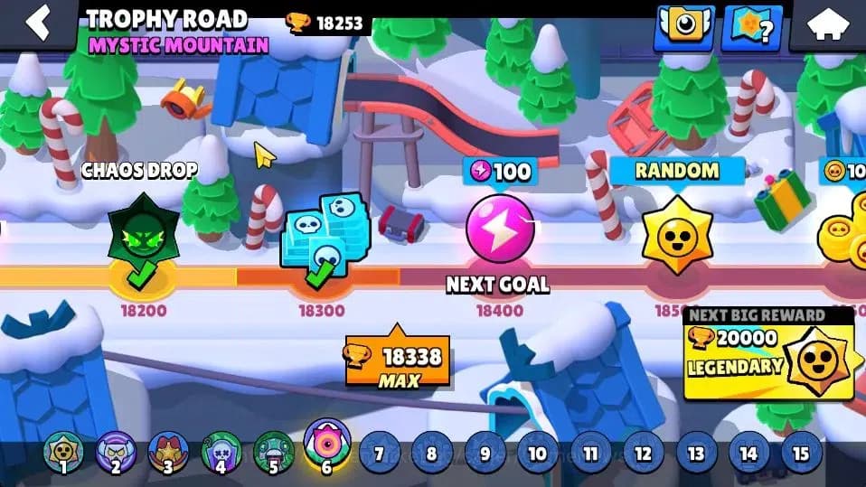 Brawl Stars Accounts 18253 Trophy|56 Brawlers 4 Max Lvl |89 Skins|1 Myt image 19