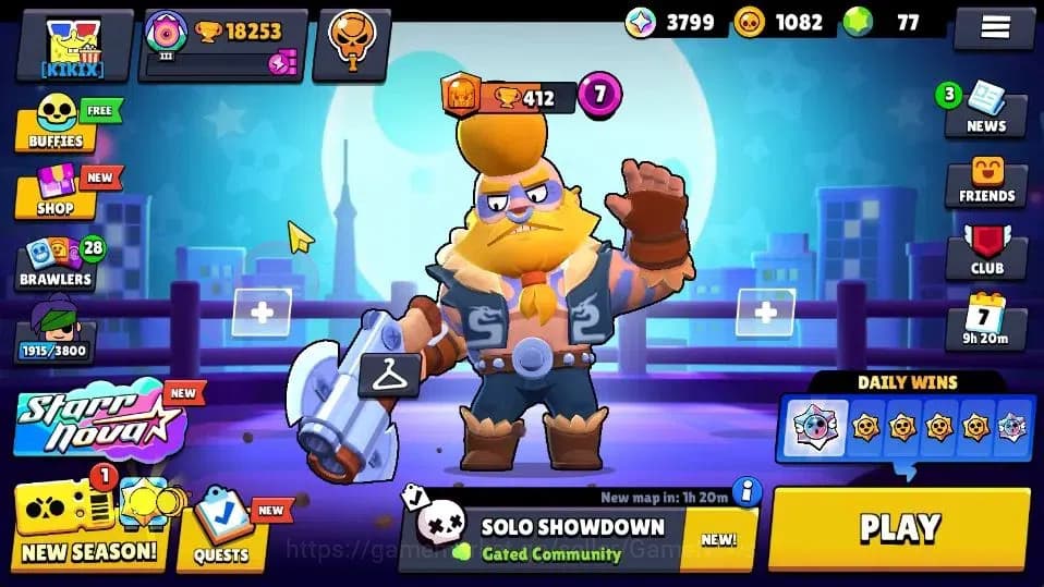 Brawl Stars Accounts 18253 Trophy|56 Brawlers 4 Max Lvl |89 Skins|1 Myt image 3