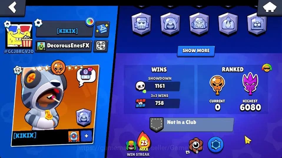 Brawl Stars Accounts 18253 Trophy|56 Brawlers 4 Max Lvl |89 Skins|1 Myt image 4