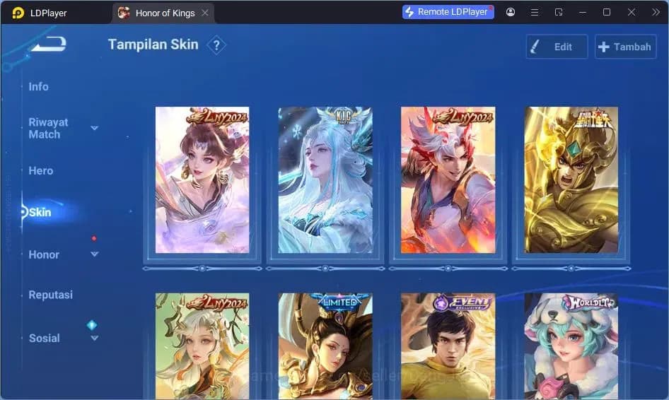 Honor of Kings Accounts GLOBAL|59HR|50SK|LNY2024 LadySun,SunCe,DaQiao|KIC image 10