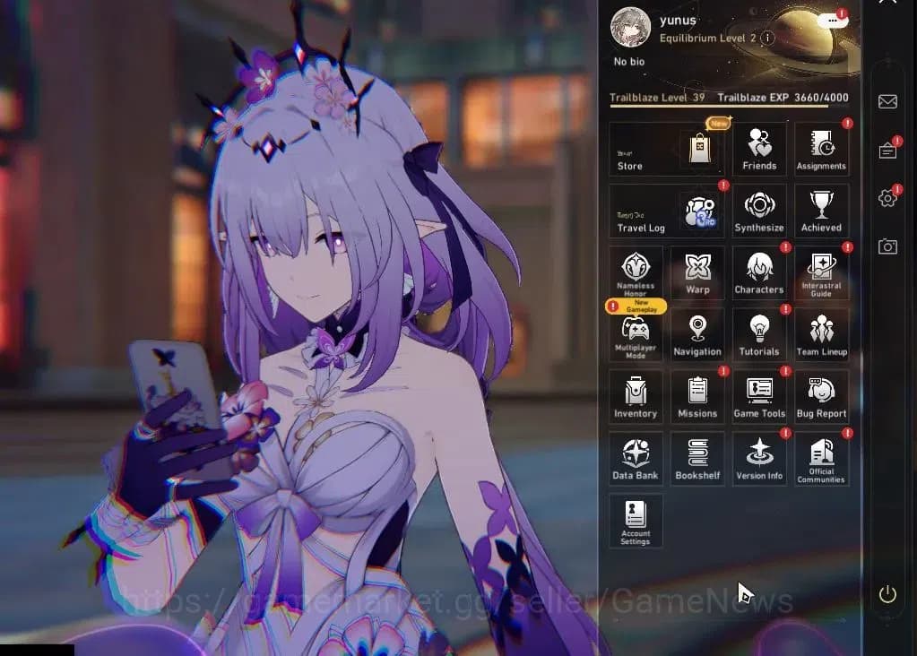 Honkai Star Rail Accounts Asia|TL 39|3 Limited| Kafka, Castorice, Huohuo |MC image 1