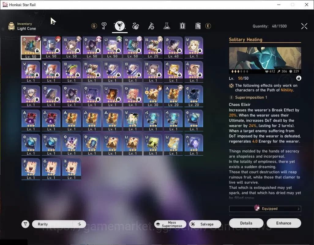 Honkai Star Rail Accounts Asia|TL 39|3 Limited| Kafka, Castorice, Huohuo |MC image 6