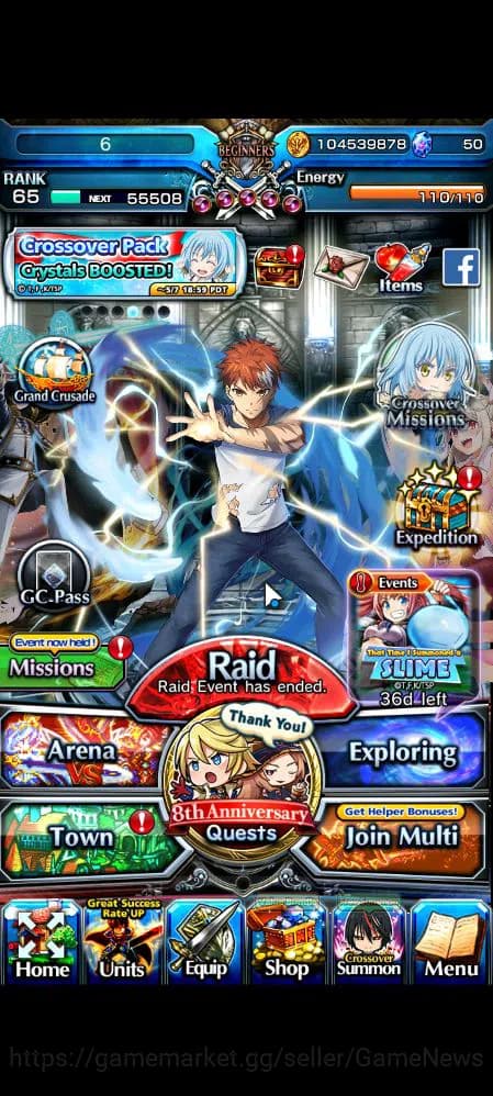 Grand Summoners Accounts Global|Rank 65|19 Ascend|SayakaTW,EmiyaTW,Summer M image 1