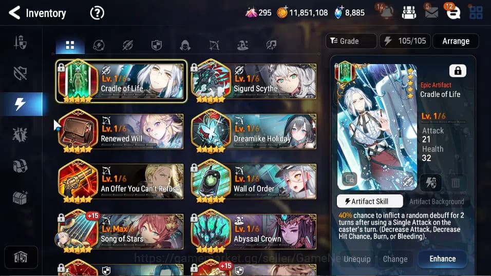 Epic Seven Accounts GLOBAL Unverif|New Era|9 ML(Salome,LW Peira,SP Pol image 7