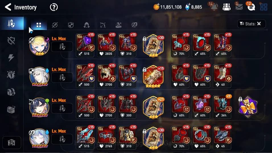 Epic Seven Accounts GLOBAL Unverif|New Era|9 ML(Salome,LW Peira,SP Pol image 9