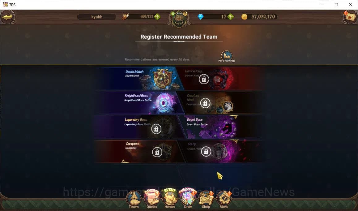 The Seven Deadly Sins: Grand Cross Accounts Global2M CC|3 LR+5 UR+ Collab ReZero|Helbram,Subar image 10