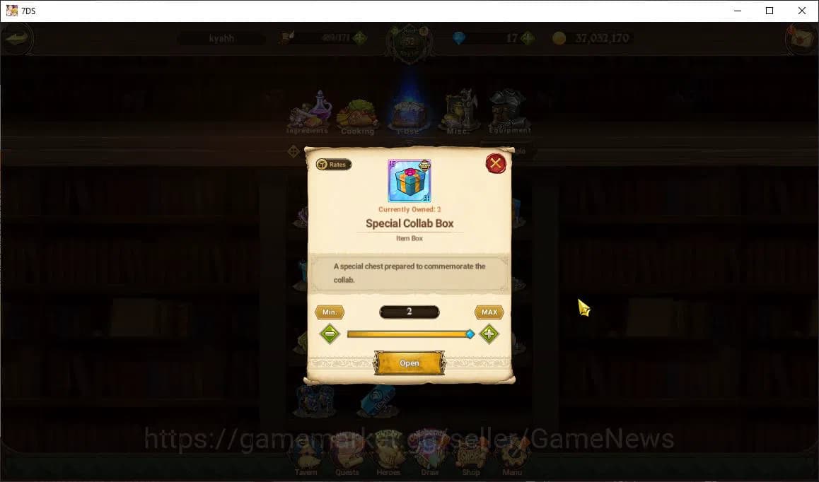 The Seven Deadly Sins: Grand Cross Accounts Global2M CC|3 LR+5 UR+ Collab ReZero|Helbram,Subar image 2