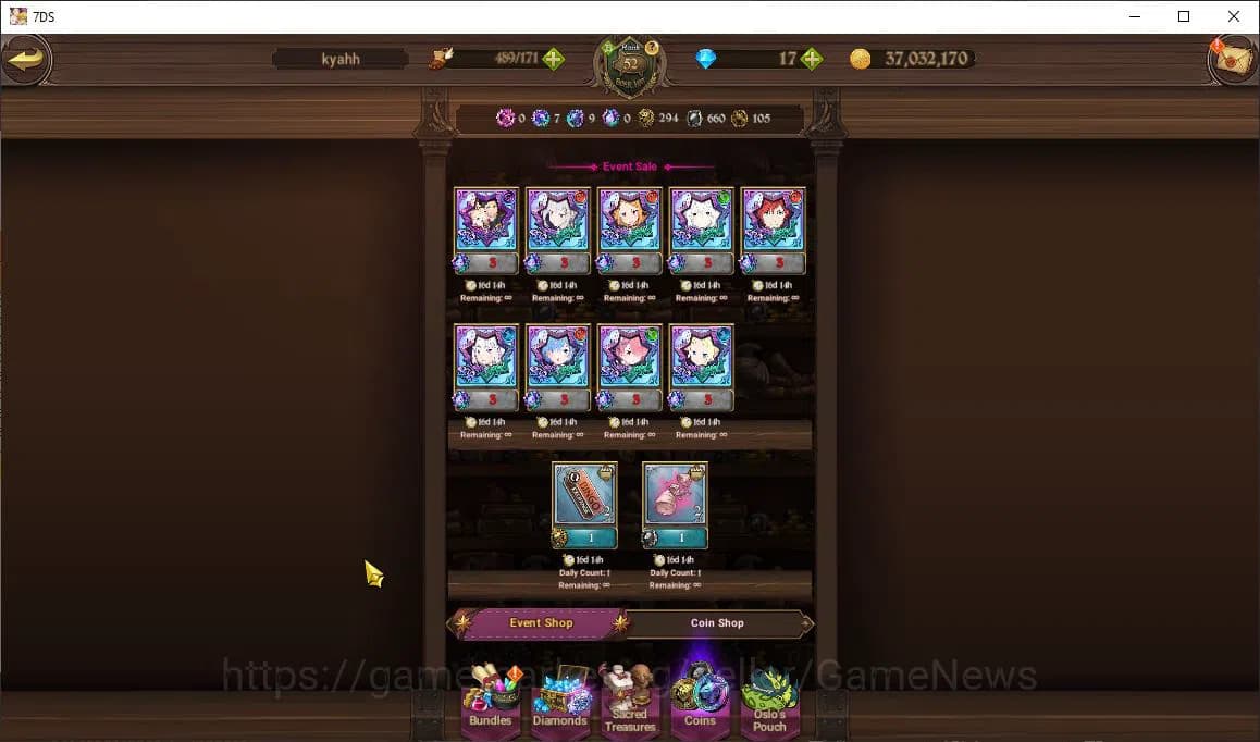 The Seven Deadly Sins: Grand Cross Accounts Global2M CC|3 LR+5 UR+ Collab ReZero|Helbram,Subar image 9