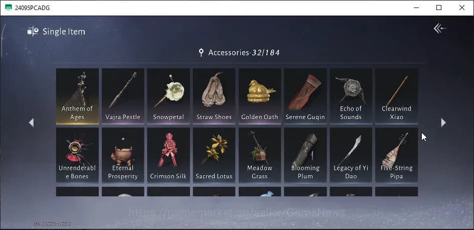 Where Winds Meet Accounts GLOBAL|Lv 90|GS 23K|1 Harmonic Core+6,4K Jade|Stra image 11