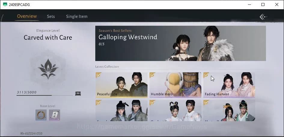 Where Winds Meet Accounts GLOBAL|Lv 90|GS 23K|1 Harmonic Core+6,4K Jade|Stra image 15