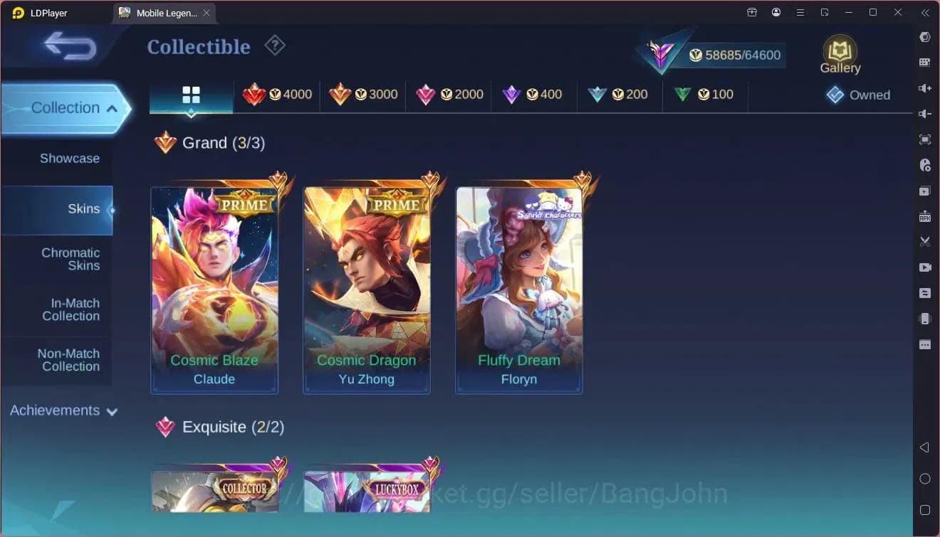 Mobile Legends: Bang Bang Accounts Global|Hero 114|Skin 218|Renowned|Prime YZ,Claude| image 14