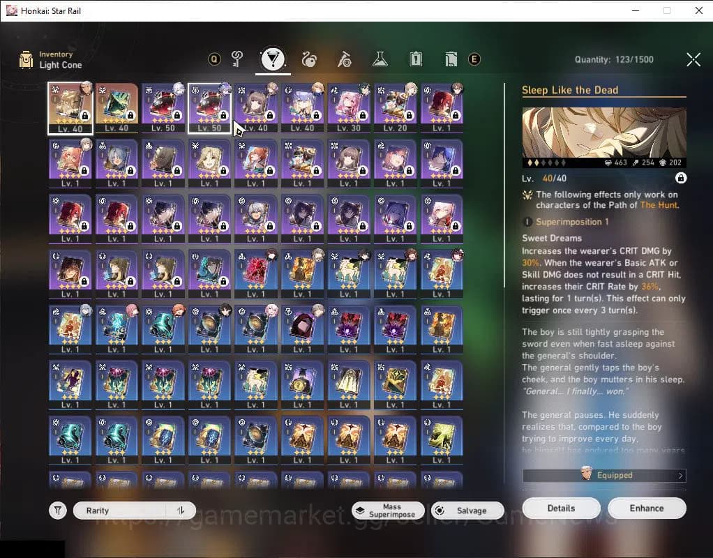 Honkai Star Rail Accounts ASIA|TL 40|2 Golden Comp|5 Limited| SW 999, Yao Gu image 8