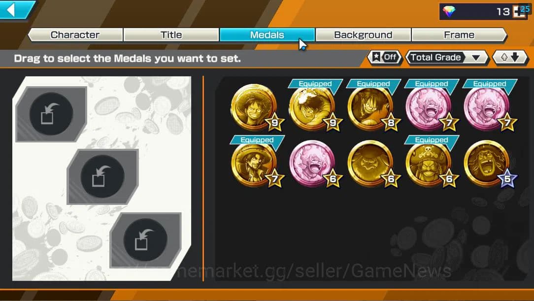 One Piece Bounty Rush Accounts Global|4 EX| T5E St.Jaygarcia Saturn,T4E Marshall image 3