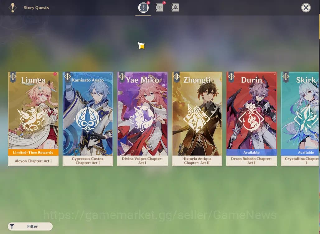 Genshin Impact Accounts ASIA|AR56|PremTeam Mavuika|6Limited+2(*5WEP)|Furin image 6