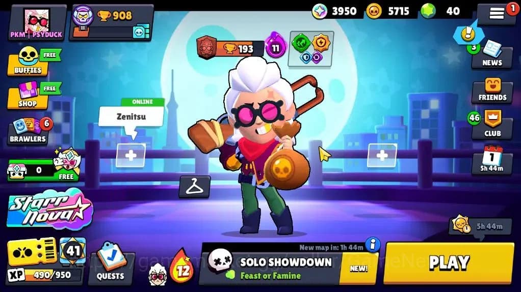 Brawl Stars Accounts 908 Trophy|14 Brawler 1 Max |1 Epic (Shely Dancer) image 1
