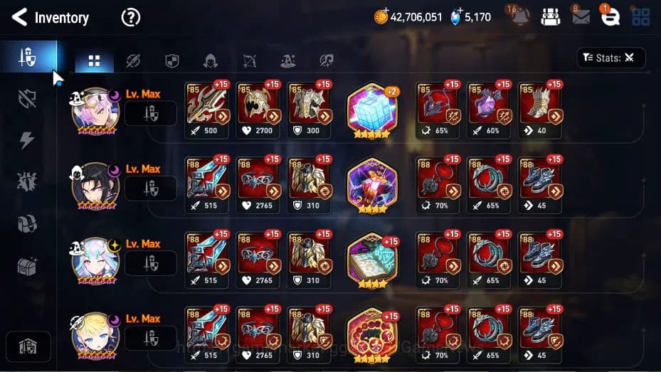 Epic Seven Accounts GLOBAL Unverif|New Era|6 ML(Salome,NM Luna,BoRunka image 11