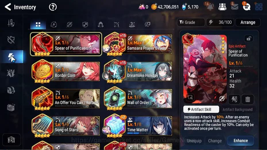 Epic Seven Accounts GLOBAL Unverif|New Era|6 ML(Salome,NM Luna,BoRunka image 9