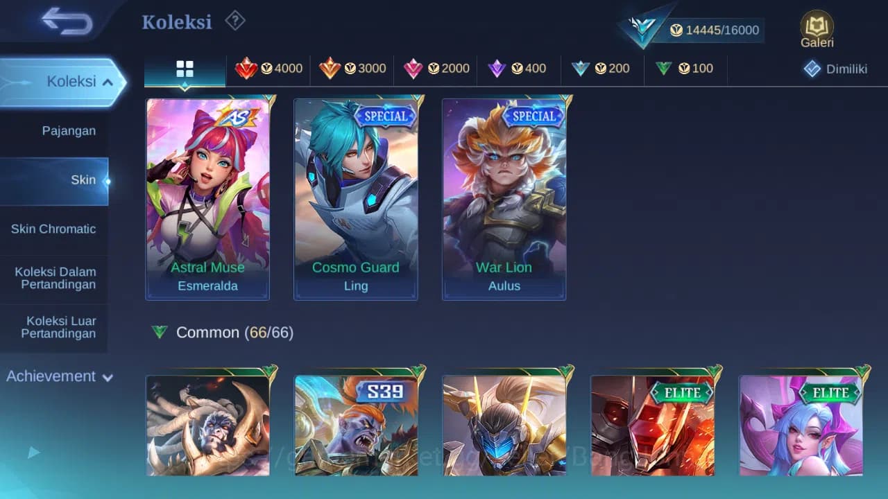 Mobile Legends: Bang Bang Accounts GLOBAL Hero 83 Skin 91 | Lightborn Granger | Dtame image 9