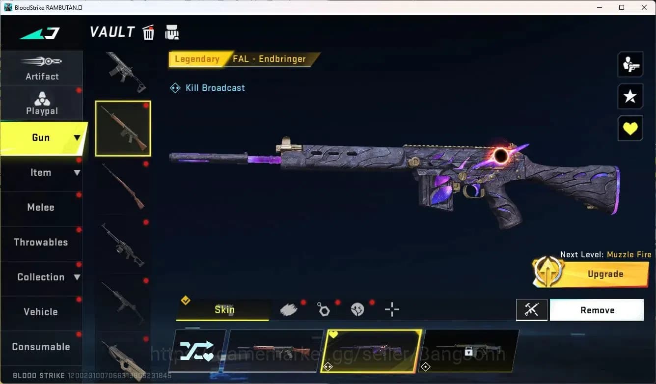 Blood Strike Accounts ASIA | 1 TR: FN2000|2 ULTRA: M4A1,AUG|1 Limited MP image 12