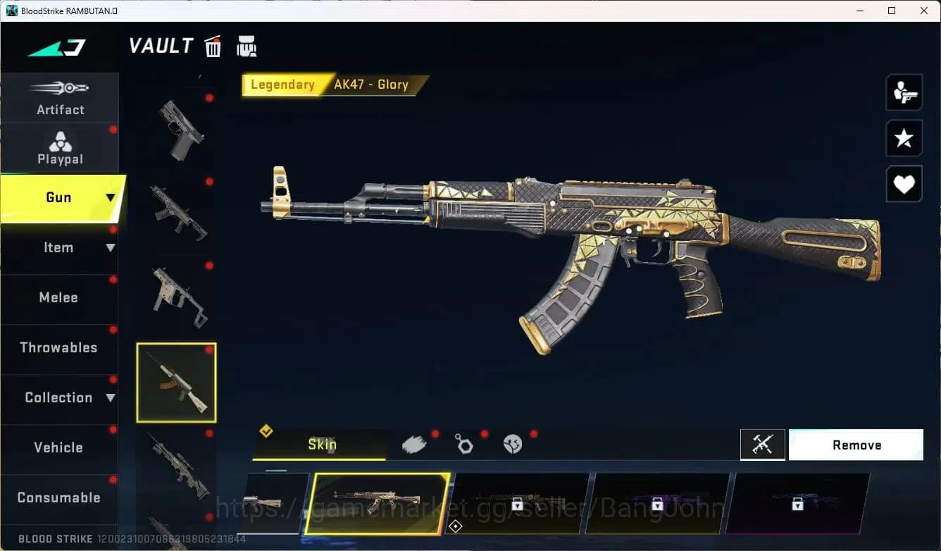 Blood Strike Accounts ASIA | 1 TR: FN2000|2 ULTRA: M4A1,AUG|1 Limited MP image 6